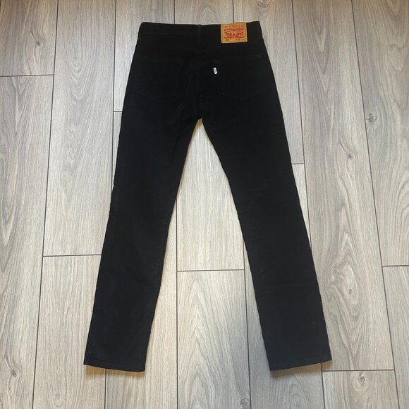 Levi's 511 Black Corduroy Pants - Picture 2 of 2
